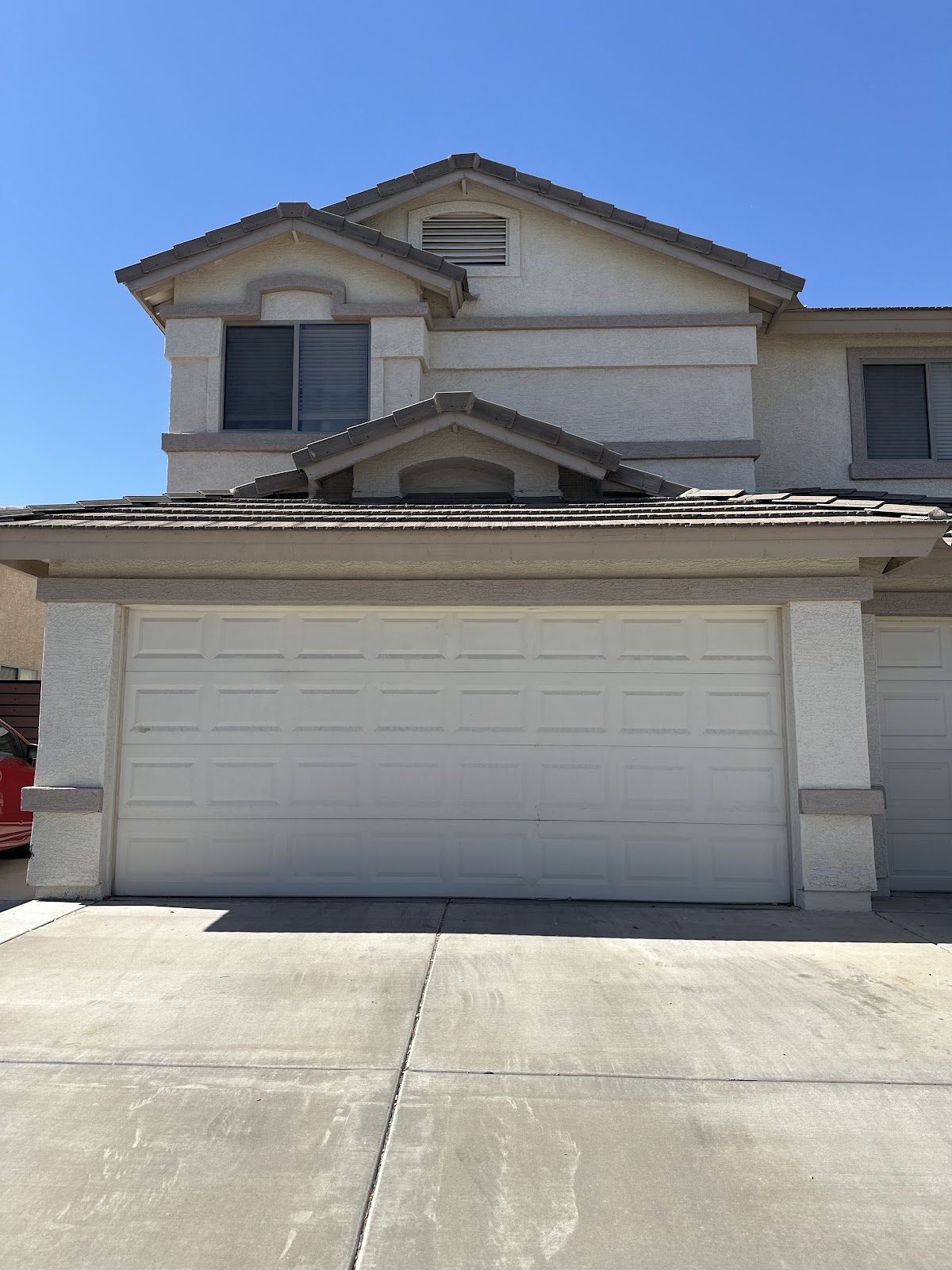 Two-story home exterior